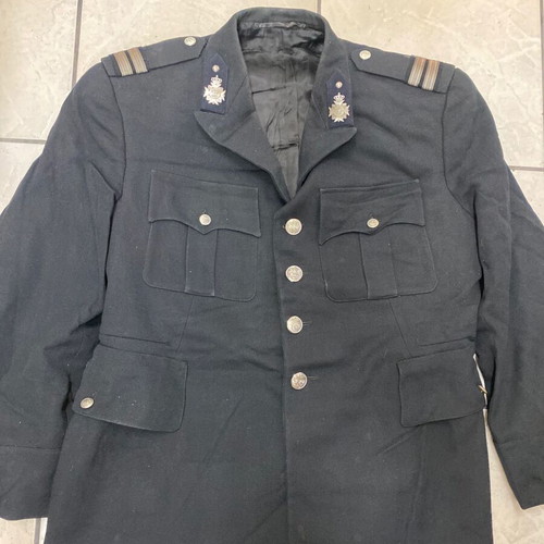 Police coat used, officer's winter handmade 1960