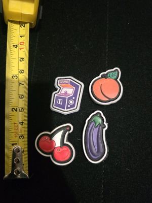 Pvc patch eye new, set of 4 with hook loop