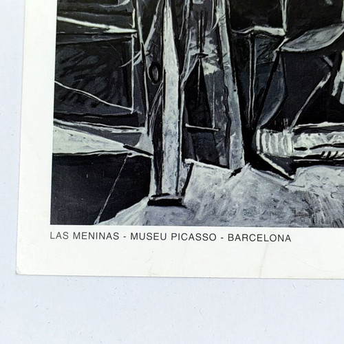 Pablo Picasso Las Meninas art print used, black and white