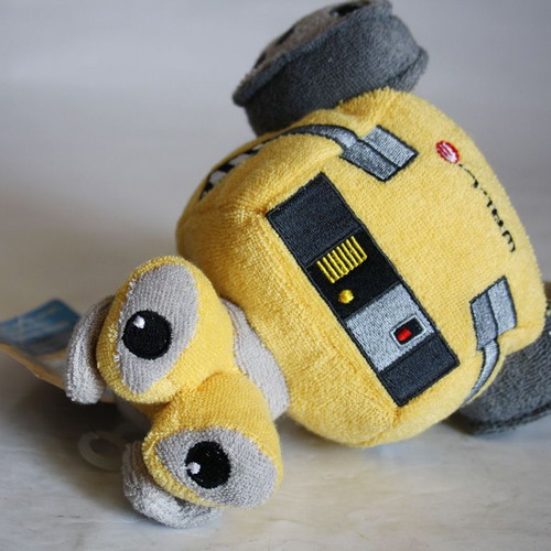 Wall E plush bath toy sponge Disney Pixar new