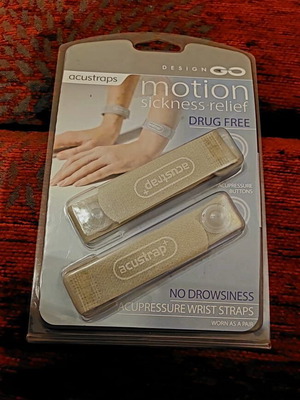 Motion sickness relief bracelets new, hypoallergenic, reflexology