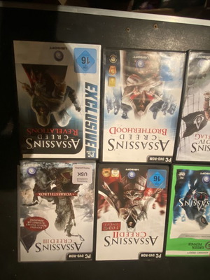 Assassin Creed collection of 6 PC games like new