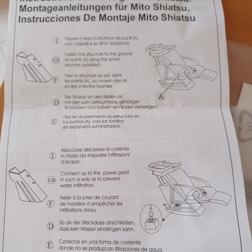 Shiatsu Massage Shampoo Chair used for Hair Salon