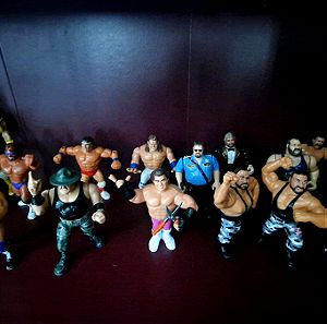 WWF Hasbro Wrestling Figures Lot of 14 and  Classic SuperStar Ultimate Warrior