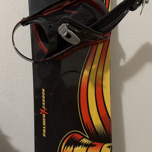 Palmer Circle Carbon 154 Snowboard set with Nitro bindings and bag