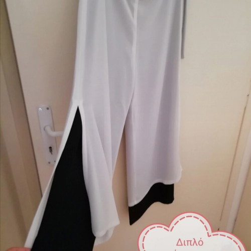 Gianni Rodini pants like new, double fabric black and white, size S