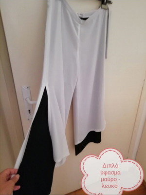 Gianni Rodini pants like new, double fabric black and white, size S