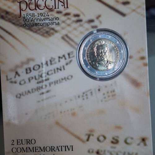 2 Euro San Marino coin card 20 pieces new