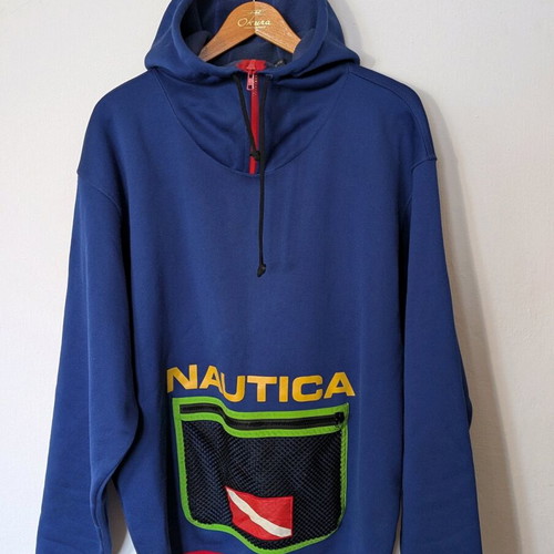 Nautica sweatshirt size XL blue, like new, loose fit