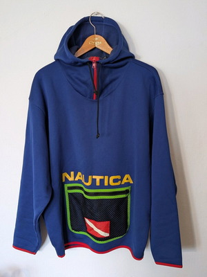 Nautica sweatshirt size XL blue, like new, loose fit