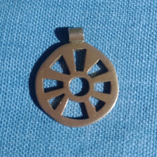 Zolota silver gold-plated pendant like new, 925 silver, 2.5x2 cm