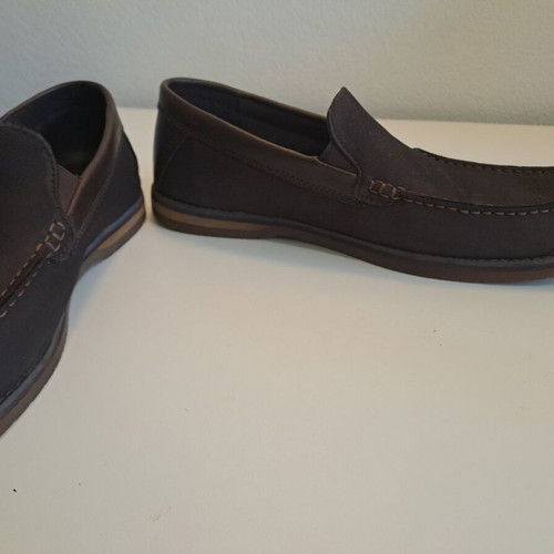 Timberland moccasins used, brown leather with OrthoLite insoles, size 42