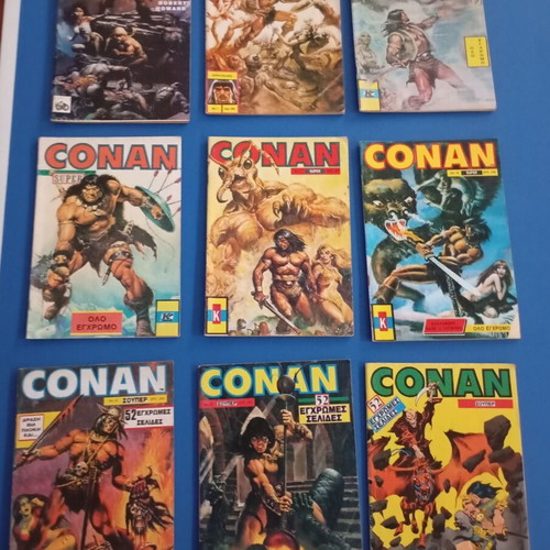 Super Conan comic book collection, 43 issues, Greek