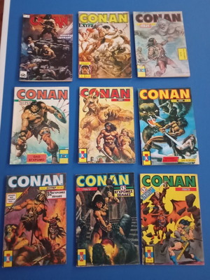 Super Conan comic book collection, 43 issues, Greek