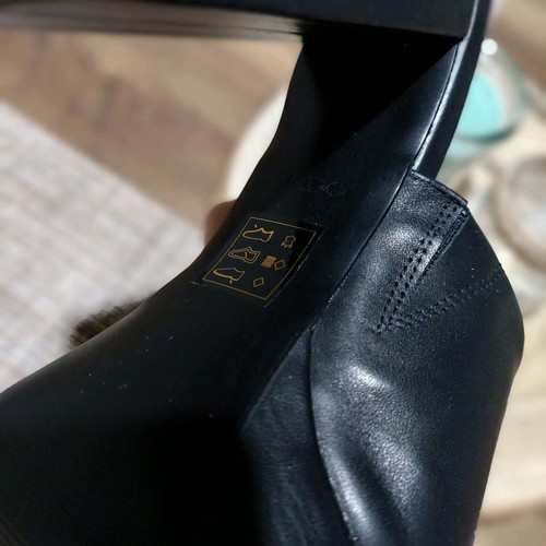 Aldo mules new, black, size 37, leather