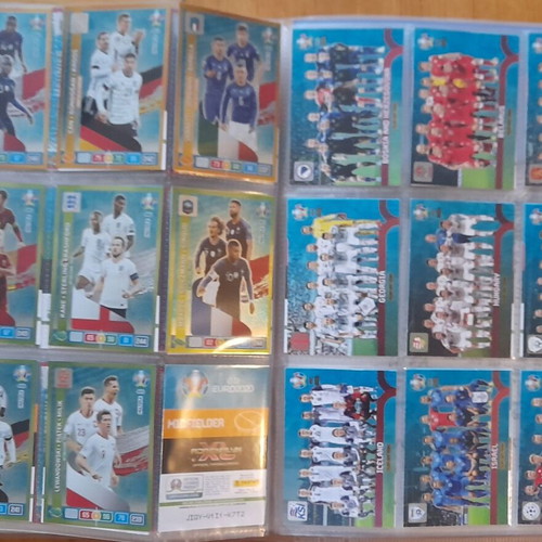 Euro 2020 Preview Adrenalyn XL album with 458/468 cards used