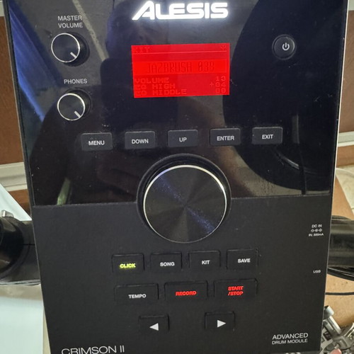 Alesis Crimson II SE Electronic Drum Kit like new with DW 5100 and double pedals