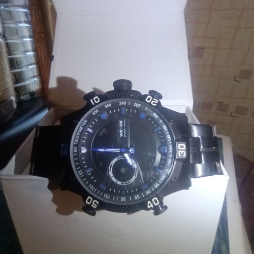 Weide men's watch like new, black and blue