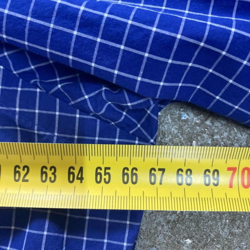Ralph Lauren long sleeve shirt XL, dark blue white checked, dark blue pony