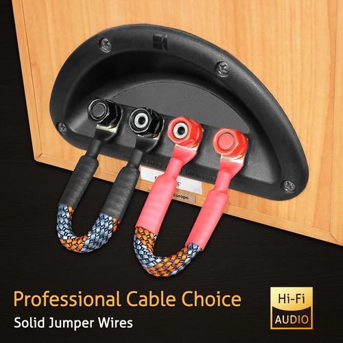 UcinnoVate HiFi jumper cable set 4 pcs 16.8 cm OFC 11 AWG