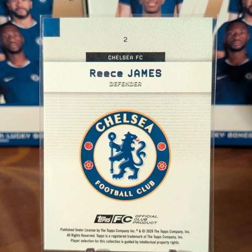 Reece James Halo Topps Chelsea team set 2025-26 like new