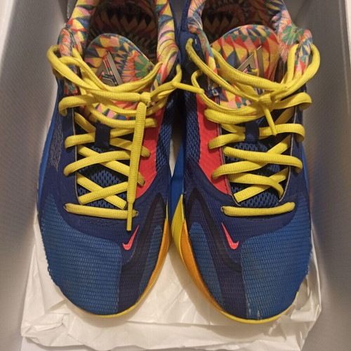 Nike Freak 4 basketball shoes used, multicolor, size 39