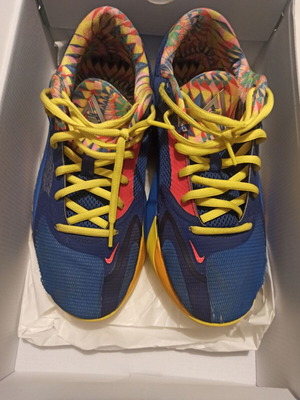 Nike Freak 4 basketball shoes used, multicolor, size 39