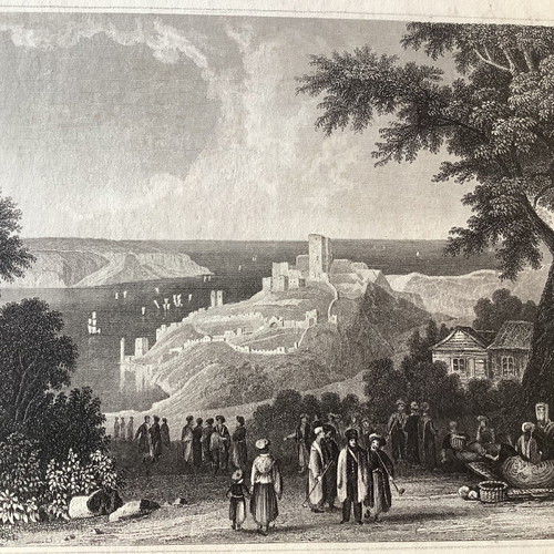 Entrance to Bosporus from Black Sea chalcography used 1848