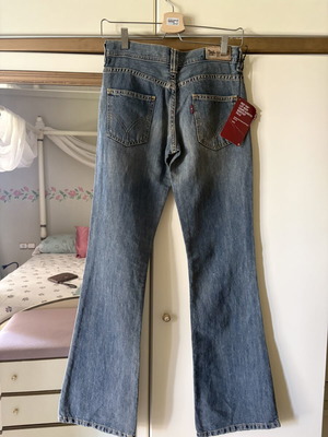 Levi’s Vintage Τζιν Χαμηλόμεσο Καινούργιο, Νούμερο 27, Γκρι Μπλε