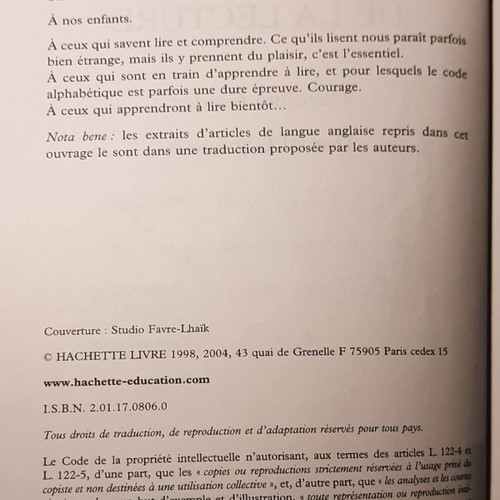 Lire & Comprendre - Psychologie de la lecture book used