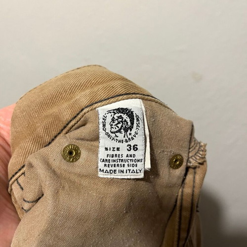 Diesel brown men jeans pants used, size 36