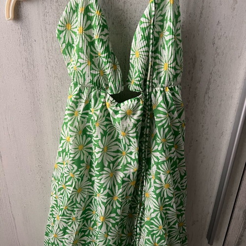 Zara dress green like new, size S