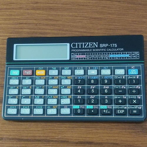 Citizen Scientific Programmable Calculator new with 12 programs
