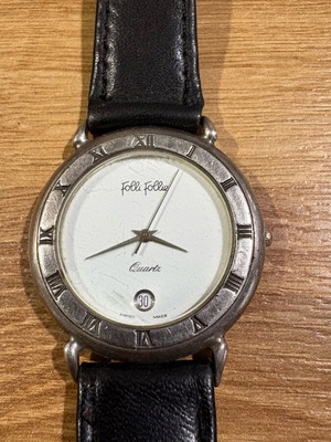 Folli Follie ρολόι από ασήμι 925 μεταχειρισμένο, Swiss Made, quartz