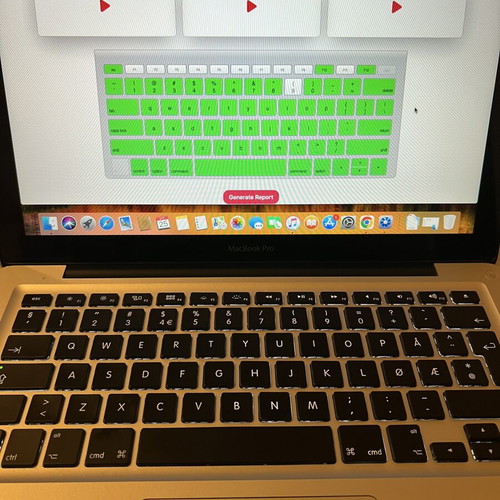 Apple MacBook Pro 13-inch Mid 2012 laptop with SSD
