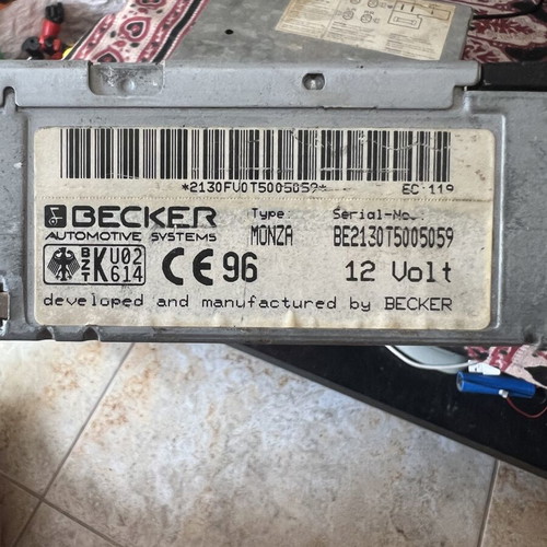 Becker and Blaupunkt car audio radios