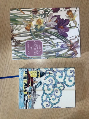 Notebooks new with white pages