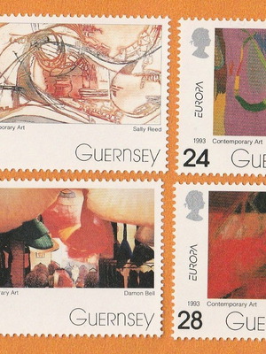 Guernsey 1993 Europa CEPT σετ καινούργιο MNH