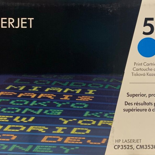 HP Laserjet toner new for CP3525, CM3530 504A CE250A CE251A CE252A CE253A