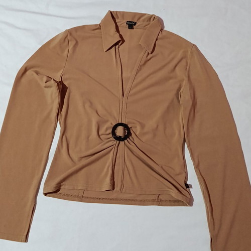 Ysatis beige blouse shirt S