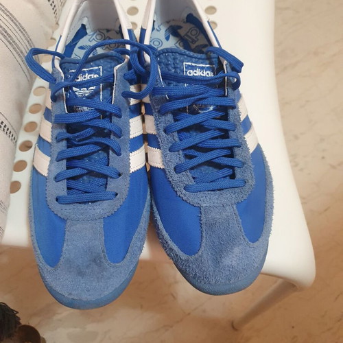 Adidas SL 72 blue athletic shoes size 39.5, worn twice