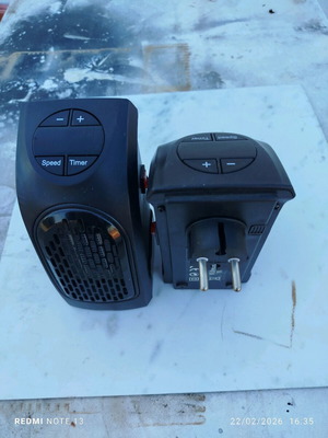 Small 400 watt fan heater like new with digital thermostat