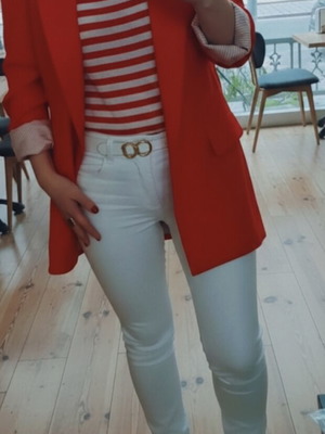 Zara blazer red-coral XS like new