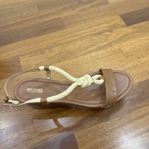 Michael Kors πλατφόρμες πέδιλα μέγεθος 40,5 μεταχειρισμένα, καφέ χρώμα