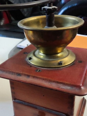 Old coffee grinder used