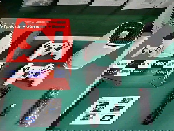 Κονσόλα παιχνιδιών & Multimedia με προτζέκτορα και 2 χειριστήρια - P30 Max