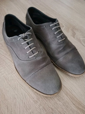 Zara Man gray suede men's shoes size 43 used
