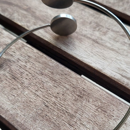 Minimal vintage bracelet handmade in Tinos, Greece, like new