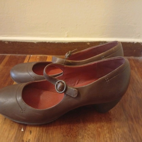 Camper pumps like new, brown, size 39.5