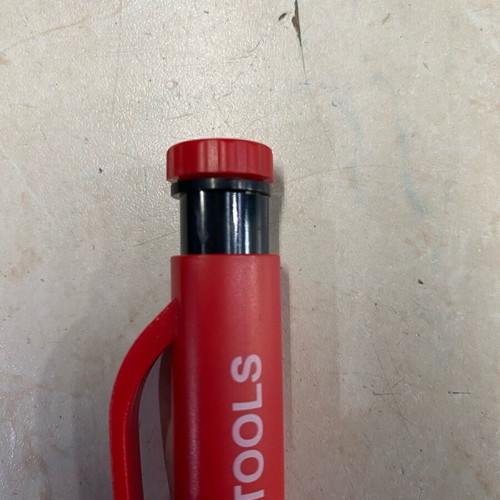 Mechanical marking pencil new with adjustable long tip and integrated sharpener
